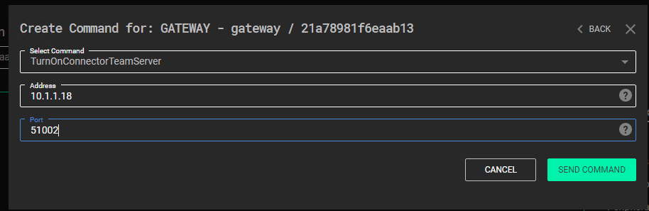 Connecting the C3 Gateway to Cobalt Strike.